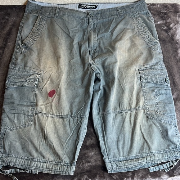 BurnSide Plaid Aknowledge Drawstring Bottom Vintage Shorts - Picture 4 of 14